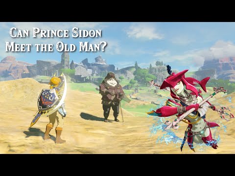 Can Prince Sidon Meet the Old Man in The Legend of Zelda Breath of the Wild?