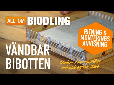 Vändbar botten till bikupa | Ritning & montering | Biodling