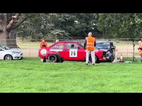 Off the line at Hills Stages Rally at Weston Park 19/09/26