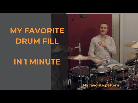 I TEACH YOU MY FAVORITE DRUM FILL IN 1 MINUTE