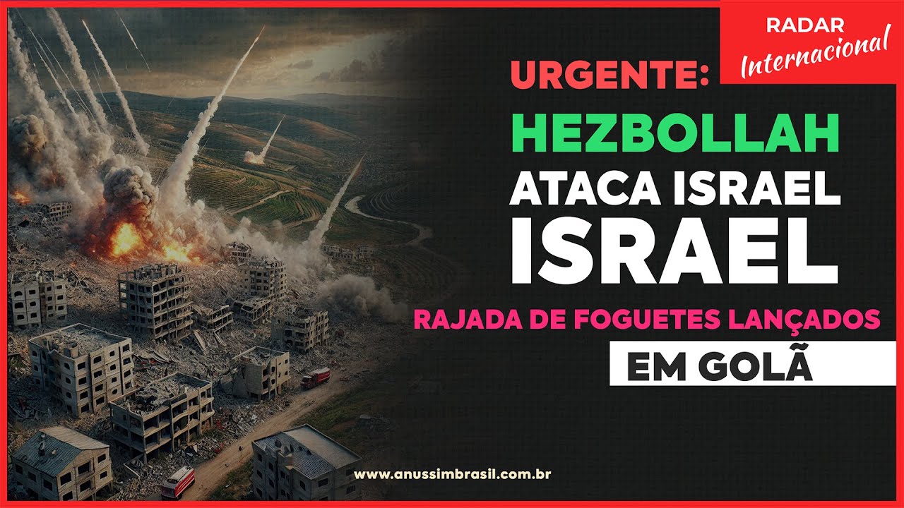 URGENTE: Israel Sob Ataque do Hezbollah | IDF Lança Operação Militar de Grande Escala no Líbano