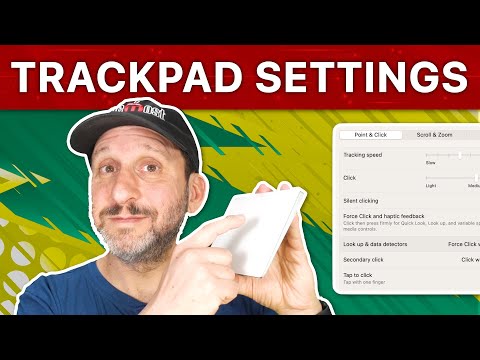 Customizing Your Trackpad Settings
