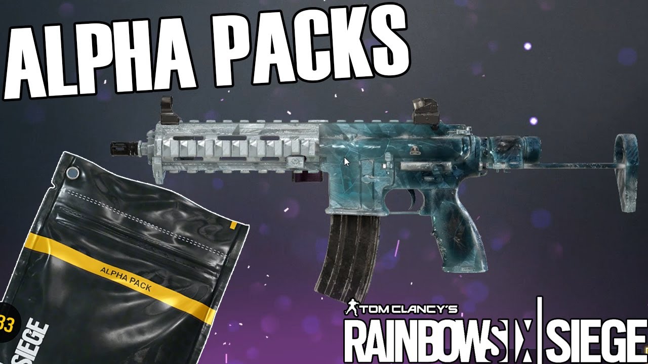 Opening 87 Alpha Packs - Rainbow Six Siege - YouTube