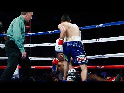 Jhonny Gonzalez 1st Round KO Upset over Abner Mares