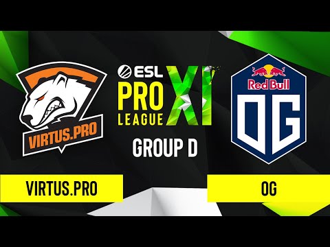 CS:GO - Virtus.pro vs. OG [Dust2] Map 1 - ESL Pro League Season 11 - Group D