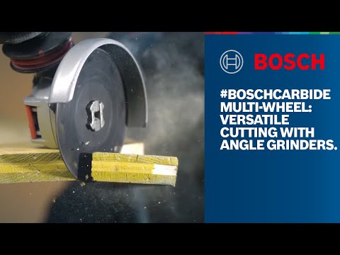 #BOSCHCARBIDE Multi-Wheel: Versatile cutting with angle grinders
