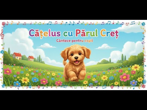 Cățeluș cu Părul Creț 🐶 | Cântece pentru copii | Animated Kids Song in Romanian