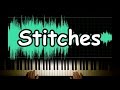 Stitches by Shawn Mendes on the piano with ...
