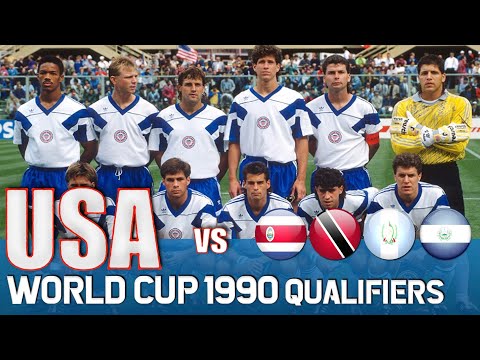 USA World Cup 1990 Qualification All Matches Highlights | Road to Italy