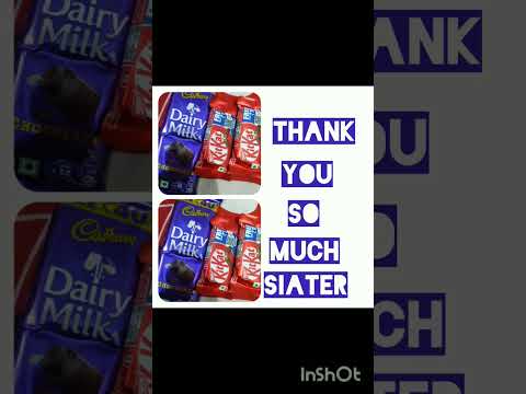 Thank you so much sister for these chocolates given in the morning time 💓@Aestheticvideo7655