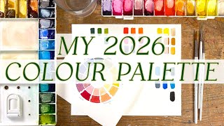 Building My 2026 Watercolour Palette | Colour Choices & Why I Love Them