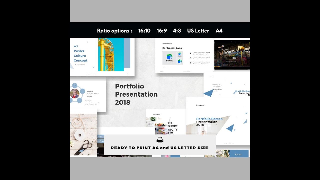 Personal Portfolio Presentation PowerPoint Template