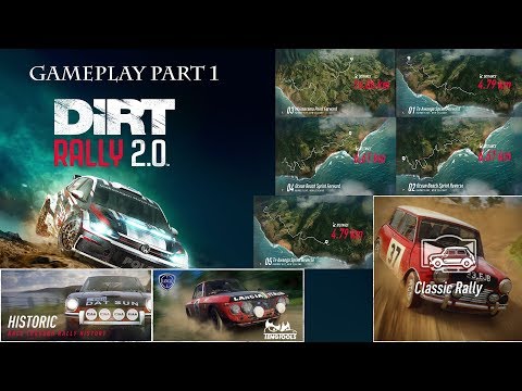 Dirt Rally 2.0 - HISTORIC - CLASSIC RALLY - GAMEPLAY 1