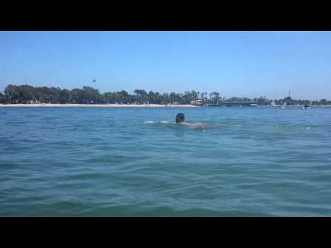 En la playa con mis suegros y mi cunado