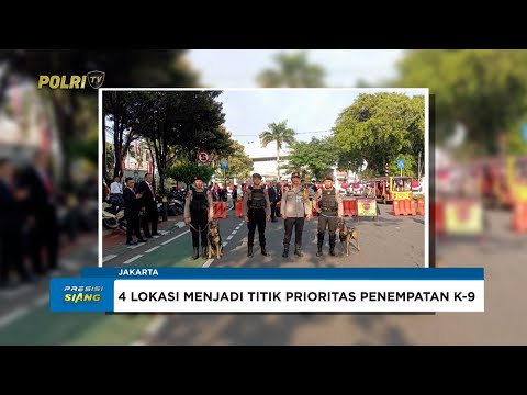 POLRI KERAHKAN UNIT K-9 UNTUK AMANKAN RANGKAIAN HUT RI KE-80