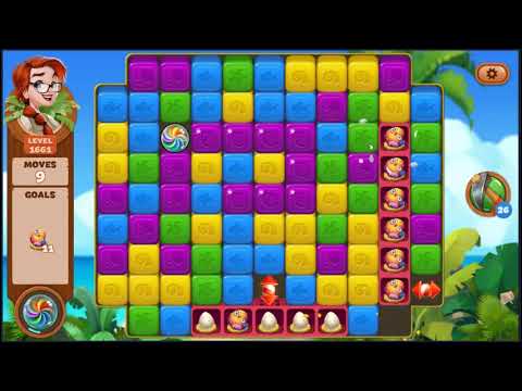 Lost Island Blast Adventure Level 1661 - NO BOOSTERS 🏝️ | SKILLGAMING ✔️