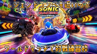 [ゲリラ枠]ソニックレーシングクロスワールドレジェンドコンペと有志大会に向け練習する