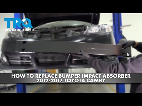 How to Replace Bumper Impact Absorber 2012-2017 Toyota Camry