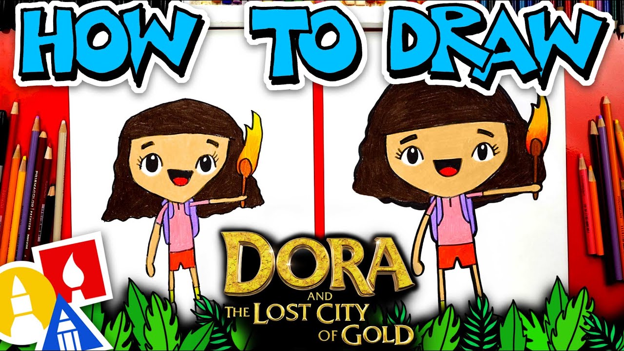 How To Draw Dora From Dora And The Lost City Of Gold #02