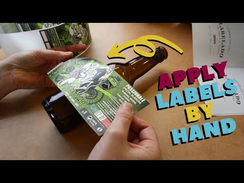 Part of a video titled How to apply labels by hand (and avoid bubbles !!) - YouTube