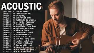 Top Hits Acoustic Music 2024 - Best Acoustic Songs Cover - Acoustic Cover Popular Songs
