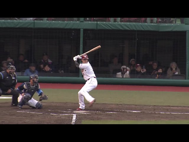 【6回裏】イーグルス・浅村栄斗 バットを折られながらも運んだ勝ち越しのタイムリーヒット!! 2025年4月3日 東北楽天ゴールデンイーグルス 対 埼玉西武ライオンズ