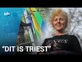 Regenboogvlag gestolen, blijkt zwerver te zijn die het koud heeft