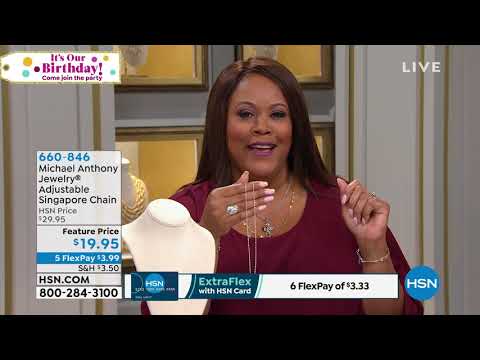 Michael Anthony Jewelry Sterling Silver Adjustable Singa...