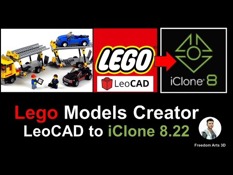 How to Create and Import Any Lego 3D Model into iClone 8.22 with LeoCAD: Step-by-Step Tutorial