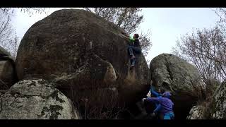 Video thumbnail of Zdabauw, 8a+. Targasonne