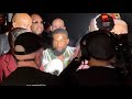 LOCKED IN FRANK MARTIN WITH DERRICK JAMES MOMENTS BEFORE MICHEL RIVERA FIGHT - FULL RING WALK