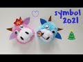 Symbol 2021 Cute Bull From POM POM Pompom Toys CRAFTMANIA