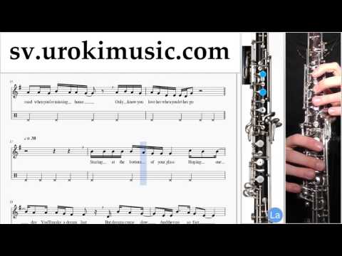 Lär Dig Spela Oboe Passenger - Let Her Go Tabs Nybörjare Del 2 um-i492
