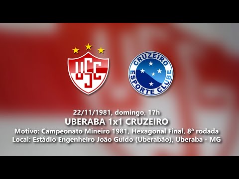 UBERABA 1x1 CRUZEIRO | Campeonato Mineiro 1981