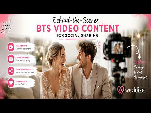 Behind-the-Scenes BTS Wedding Videos That Go Viral | Social Media Wedding Marketing Tips