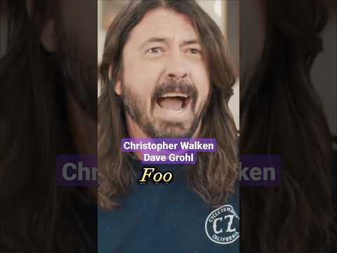 Dave Grohl - Christopher Walken - Saturday Night Live - Foo Fighters #rockstar #shorts