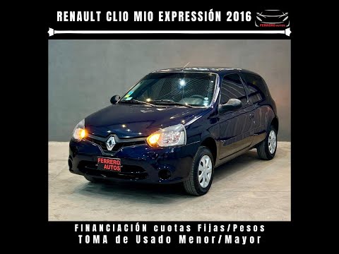 Se Vende Renault Clio Mio Expressión 2016 - FERRERO Automotores Oncativo Provincia de Córdoba