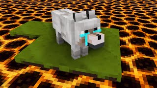 Wolf Life: HIDE A BONE FROM BABY ZOMBIE - Minecraft Animation