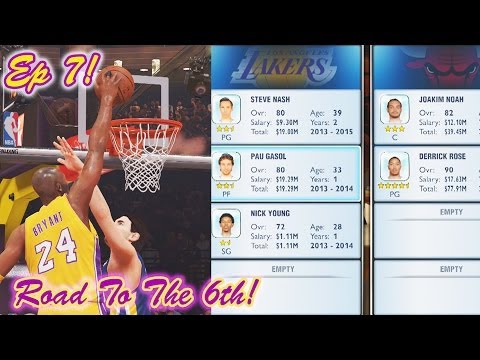 NBA 2K14 Kobe Bryant Road To The 6th (My GM Mode) Ep 7: Trying To Make Moves!