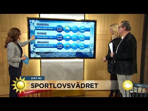 Här är sportlovsvädret - Nyhetsmorgon (TV4)