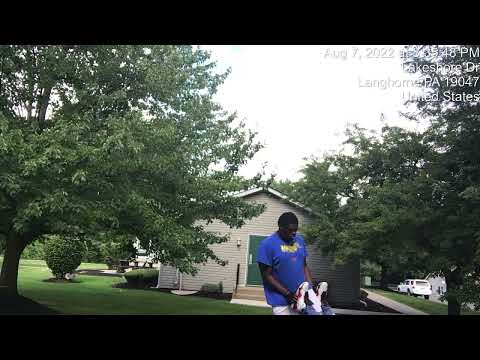 Big Carl vs Aaron For the WWE Backyard championship