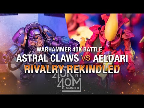 Rivals meet in glorious Warhammer 40k in 40m battle! Eldar vs Space Marines.