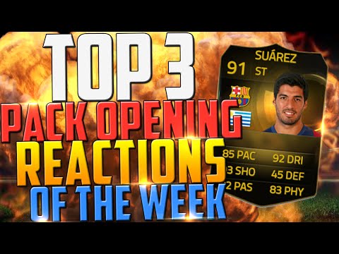 OMG! INFORM 91 SUAREZ + MOTM IN A PACK!!! | TOP 3 PACK OPENING REACTIONS OF THE WEEK!