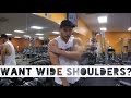 WANT WIDE SHOULDERS?