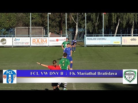 FCL VW DNV B : FK Mariathal Bratislava 1:3 V.liga 8. kolo Highlighty 1920 HD