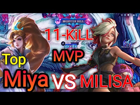 BEST BUILD MIYA SEASON 24 VS MELISSA - Top 1 Global Miya | TSR Miya Gameplay Mobile Legends