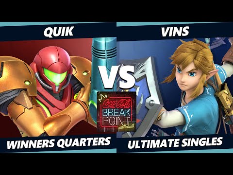 Coca-Cola Breakpoint Winners Quarters - quiK (Samus) Vs. VinS (Link) SSBU Ultimate Tournament