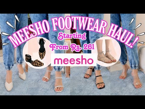 Meesho Footwear Haul ‼️Link in Meesho Highlight Footwear price