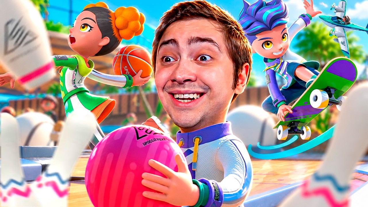 UMA COMPETIÇÃO NADA AMIGÁVEL! - NINTENDO SWITCH SPORTS RESORT COM OS AMIGOS