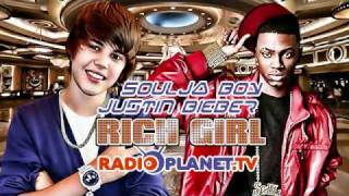 Justin Bieber ft. Soulja Boy - &quot;Rich Girl&quot; SPED UP